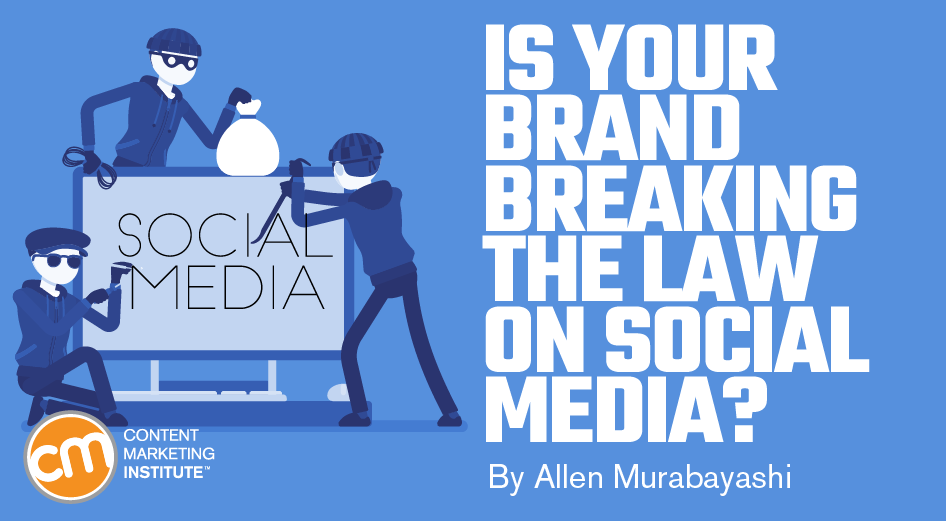 brand breaking the law on social